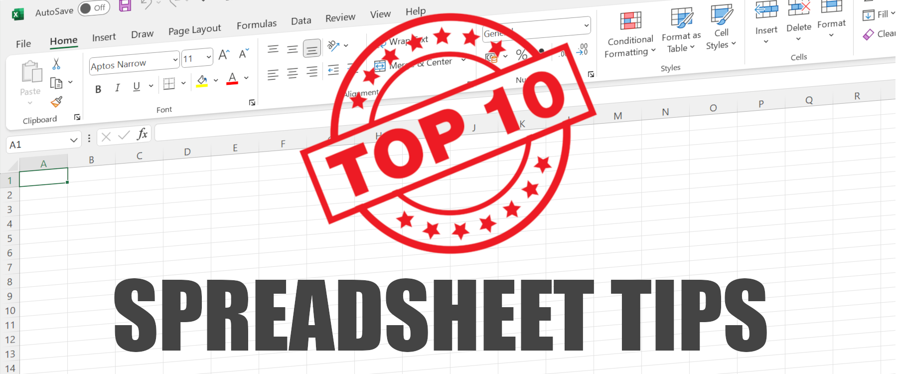 Ten tips for working productively in Excel and Google Sheets